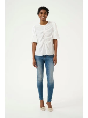 CULTURE Bluzka w kolorze białym rozmiar: M