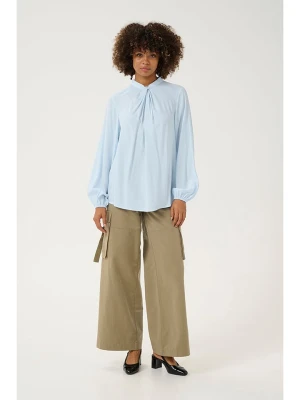CULTURE Bluzka w kolorze błękitnym rozmiar: S