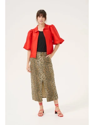 CULTURE Spódnica w kolorze beżowo-karmelowym rozmiar: 40