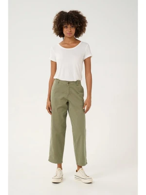 CULTURE Spodnie w kolorze oliwkowym rozmiar: 36