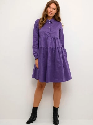 CULTURE Sukienka "Antoinett" w kolorze fioletowym rozmiar: S