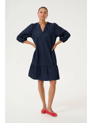 CULTURE Sukienka "Arpa" w kolorze granatowym rozmiar: L