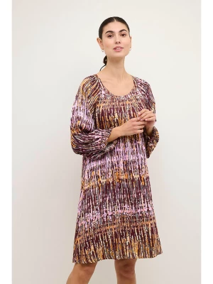 CULTURE Sukienka "Toba" w kolorze jasnoróżowo-bordowym rozmiar: L