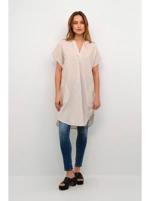 CULTURE Sukienka w kolorze kremowym rozmiar: XS