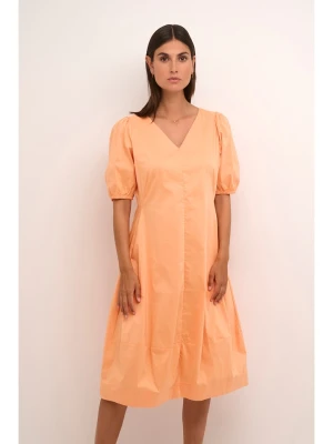 CULTURE Sukienka w kolorze pomarańczowym rozmiar: M