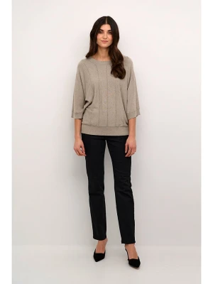 CULTURE Sweter "Gapa" w kolorze beżowym rozmiar: L