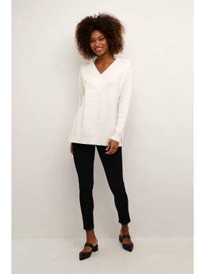 CULTURE Sweter w kolorze kremowym rozmiar: XL
