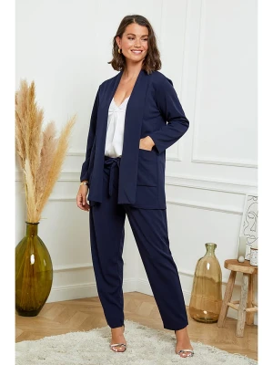 Curvy Lady 2-częściowy zestaw w kolorze granatowym rozmiar: 44/46