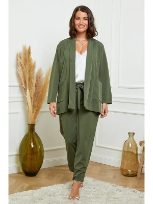 Curvy Lady 2-częściowy zestaw w kolorze khaki rozmiar: 44/46