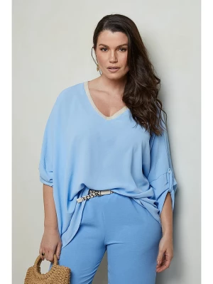 Curvy Lady Bluzka w kolorze błękitnym rozmiar: 48/50