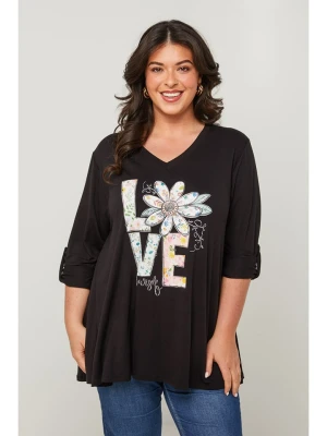 Curvy Lady Bluzka w kolorze czarnym rozmiar: 48/50