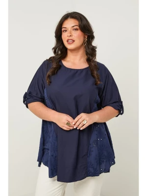 Curvy Lady Bluzka w kolorze granatowym rozmiar: 44/46