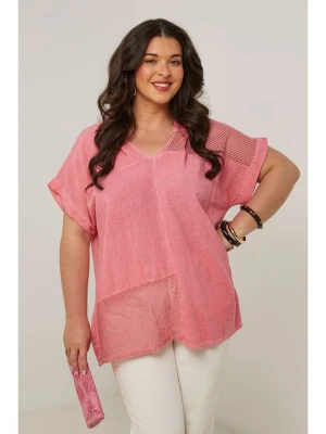 Curvy Lady Bluzka w kolorze jasnoróżowym rozmiar: 44/46