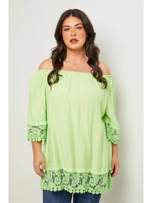 Curvy Lady Bluzka w kolorze jasnozielonym rozmiar: 44/46