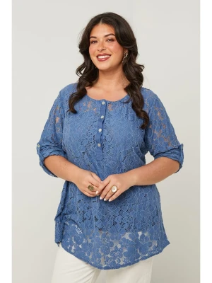 Curvy Lady Bluzka w kolorze niebieskim rozmiar: 44/46