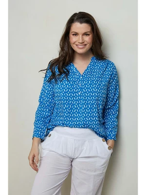 Curvy Lady Bluzka w kolorze niebieskim rozmiar: 46