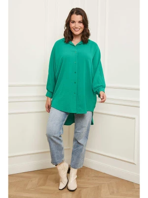 Curvy Lady Koszula w kolorze zielonym rozmiar: 44/46