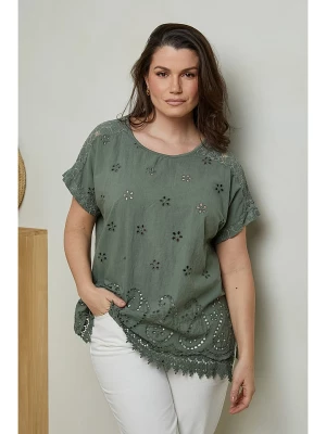 Curvy Lady Koszulka w kolorze khaki rozmiar: 48/50