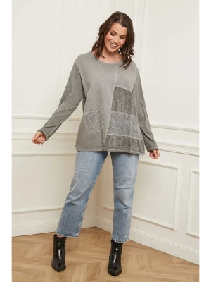 Curvy Lady Koszulka w kolorze szarym rozmiar: 44/46