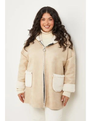 Curvy Lady Kurtka przejściowa w kolorze beżowym rozmiar: 44/46