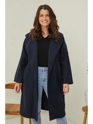 Curvy Lady Płaszcz przejściowy w kolorze granatowym rozmiar: 44/46