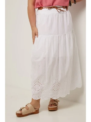 Curvy Lady Spódnica w kolorze białym rozmiar: 48/50