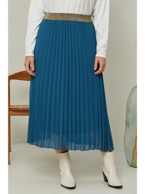 Curvy Lady Spódnica w kolorze niebieskim rozmiar: 44/46