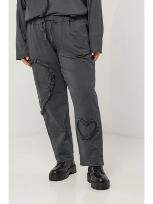 Curvy Lady Spodnie w kolorze antracytowym rozmiar: 40 / 42
