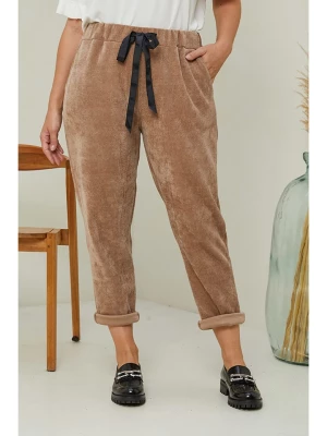Curvy Lady Spodnie w kolorze karmelowym rozmiar: 44/46