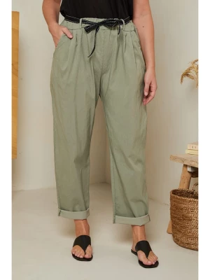 Curvy Lady Spodnie w kolorze khaki rozmiar: 40/42