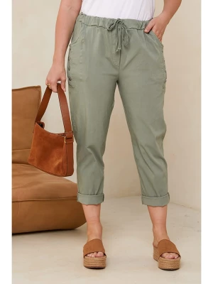 Curvy Lady Spodnie w kolorze khaki rozmiar: 40/42