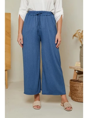 Curvy Lady Spodnie w kolorze niebieskim rozmiar: 44/46