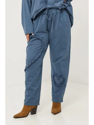 Curvy Lady Spodnie w kolorze niebieskim rozmiar: 48/50