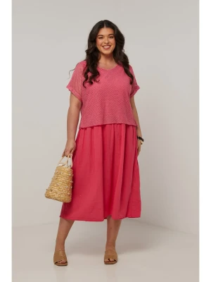 Curvy Lady Sukienka w kolorze jasnoróżowym rozmiar: 44/46