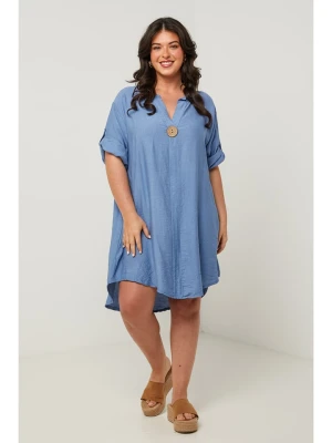 Curvy Lady Sukienka w kolorze niebieskim rozmiar: 48/50
