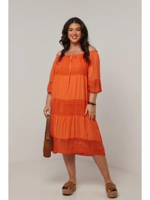 Curvy Lady Sukienka w kolorze pomarańczowym rozmiar: 40/42