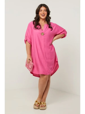 Curvy Lady Sukienka w kolorze różowym rozmiar: 44/46