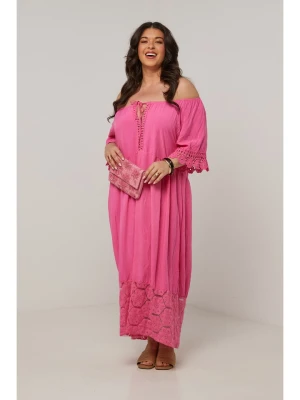 Curvy Lady Sukienka w kolorze różowym rozmiar: 44/46