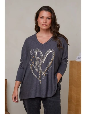 Curvy Lady Sweter w kolorze antracytowym rozmiar: 44/46