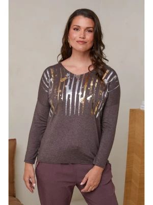 Curvy Lady Sweter w kolorze brązowym rozmiar: 40/42
