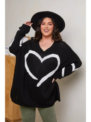 Curvy Lady Sweter w kolorze czarnym rozmiar: 40/42