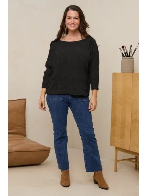Curvy Lady Sweter w kolorze czarnym rozmiar: 44/46