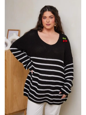 Curvy Lady Sweter w kolorze czarnym rozmiar: 48 / 50