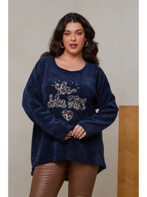 Zdjęcie produktu Curvy Lady Sweter w kolorze granatowym rozmiar: 40/42