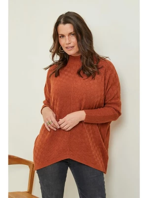 Curvy Lady Sweter w kolorze jasnobrązowym rozmiar: 44/46