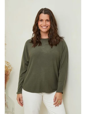 Curvy Lady Sweter w kolorze khaki rozmiar: 44/46
