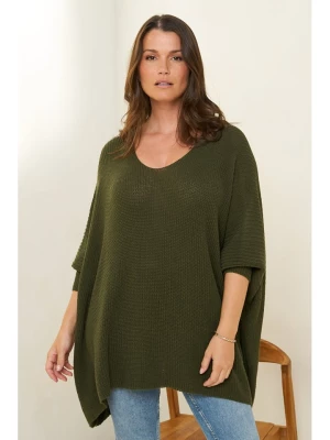 Curvy Lady Sweter w kolorze khaki rozmiar: 48/50