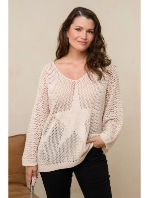 Curvy Lady Sweter w kolorze kremowym rozmiar: 48/50