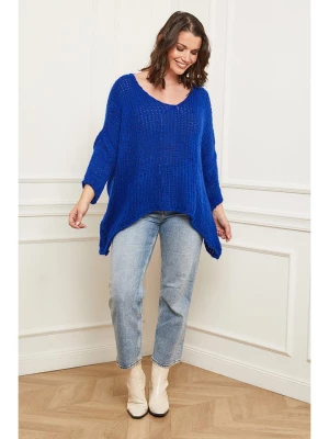 Curvy Lady Sweter w kolorze niebieskim rozmiar: 48/50