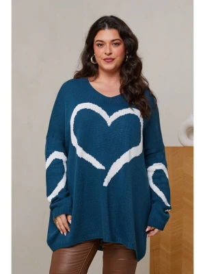 Curvy Lady Sweter w kolorze niebieskim rozmiar: 40 / 42